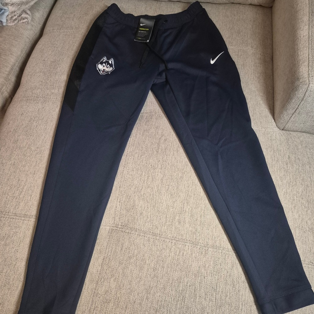 Nike Therma Flex UConn Huskies Pants Navy Blue Women Joggers 921443-419 NEW